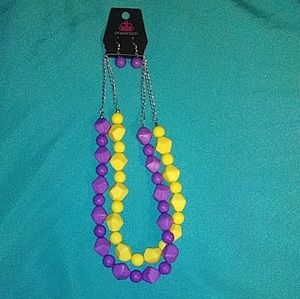 Paparazzi Necklace and Earrings